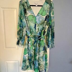 London Times Chiffon Dress 16W